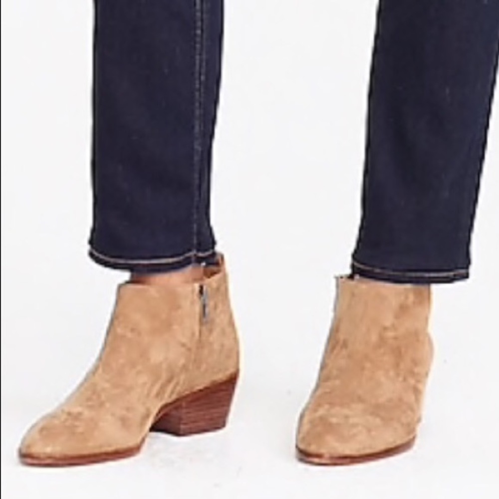 J CREW tan ankle booties!